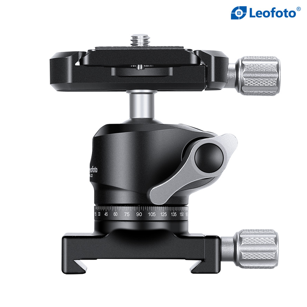 Leofoto Binocular Rangefinder Rail Kit - With fixed 2nd mount
