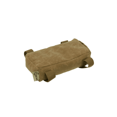 Waxed flat bag - Tan